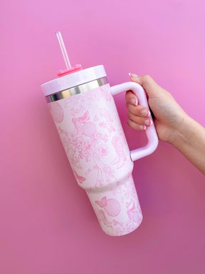 Pink Cowboy Tumbler