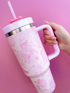 Pink Cowboy Tumbler