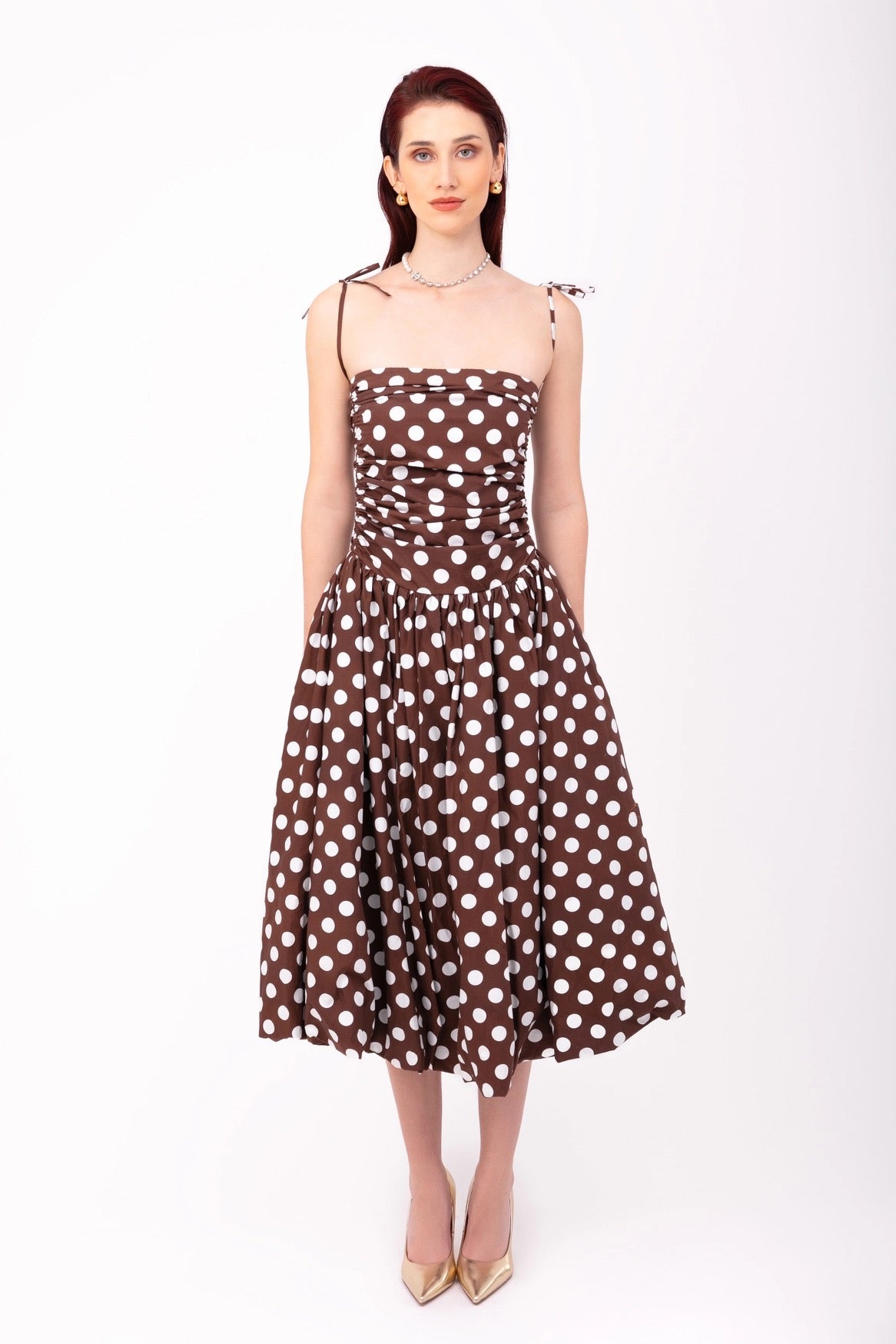 Alexa  Polka Dot Dress