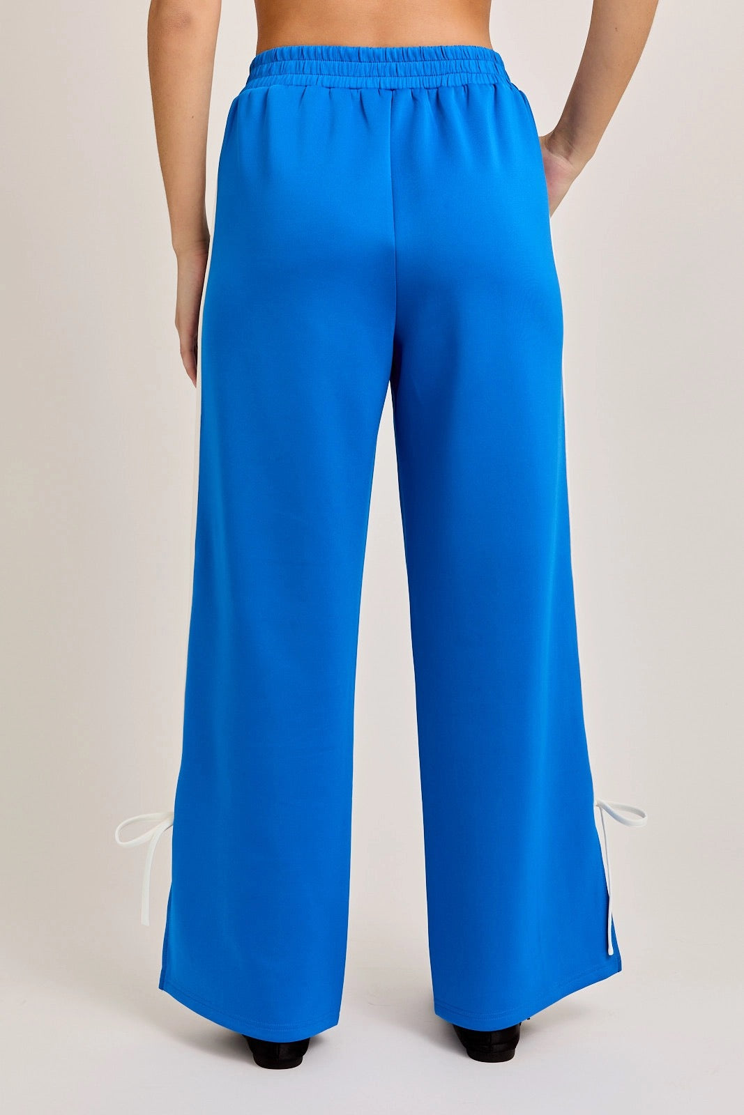 Blue Bow Detail Pants