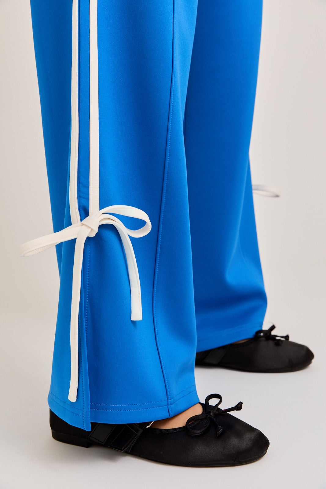 Blue Bow Detail Pants