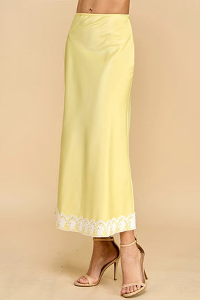 Yellow Maxi Skirt