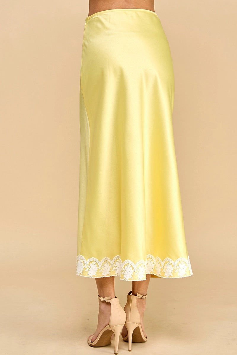 Yellow Maxi Skirt