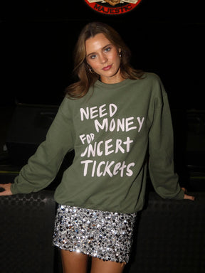 Concert Tickets Sweatshirt