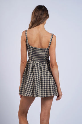 Secret Checker Mini Dress