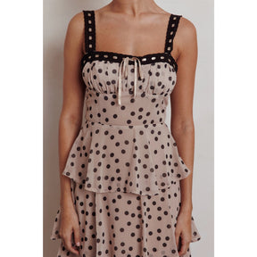 Polka Dot Maxi Dress