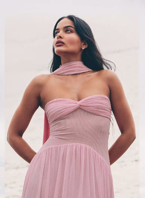 Como Dress- Pink