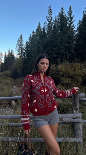 Goes West Sweater - Red