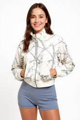 Camo Cropped Pullover