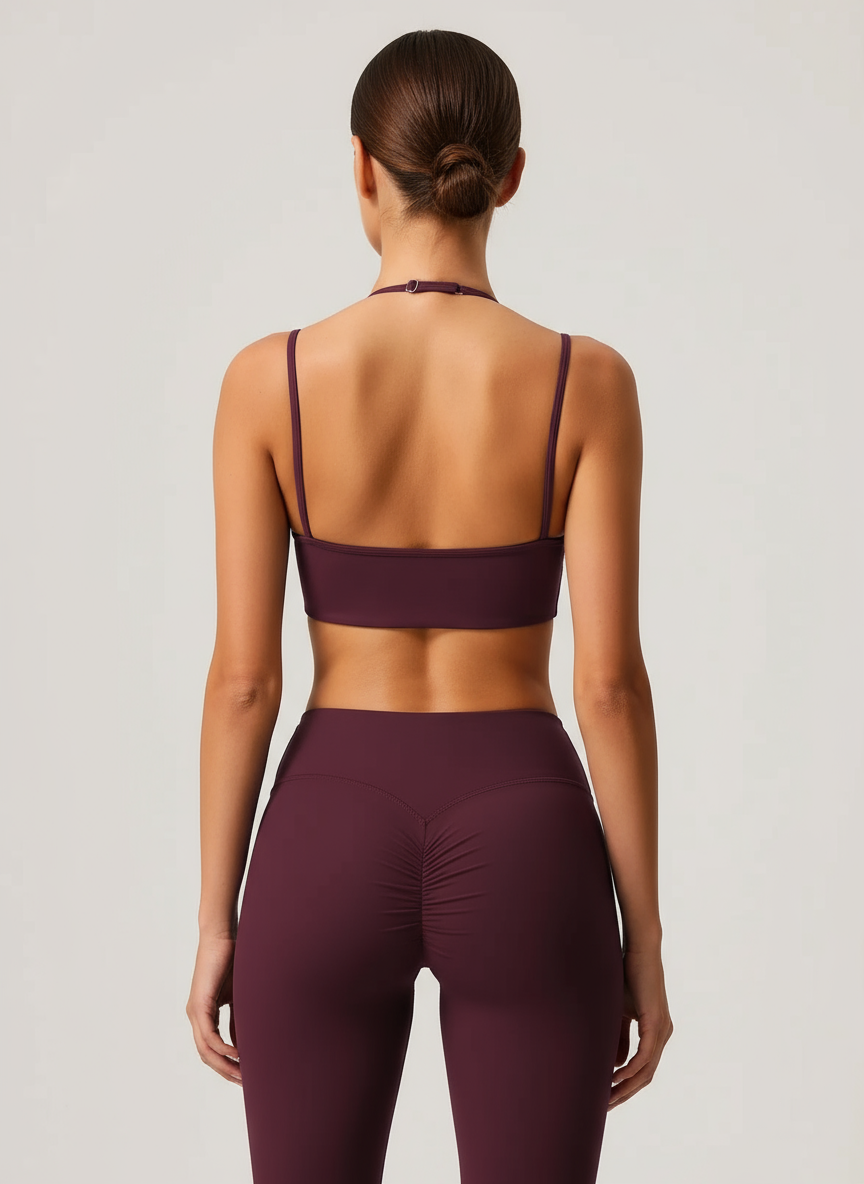 Clean Girl Set- Burgundy