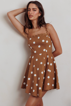 Watchmaker Dress- Brown