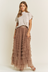 Tulle Maxi Skirt