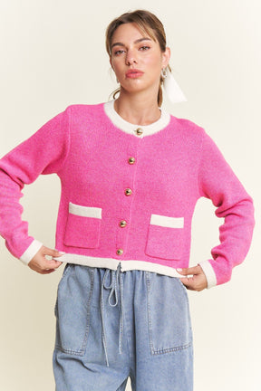 Chic Cardigan - Pink