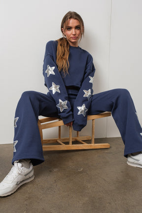 Star Patch Sweatpants