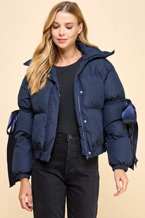 Puffer Jacket- Black