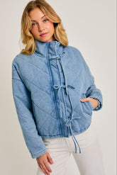 Padded Denim Jacket