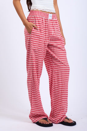 Nation Pants- Red