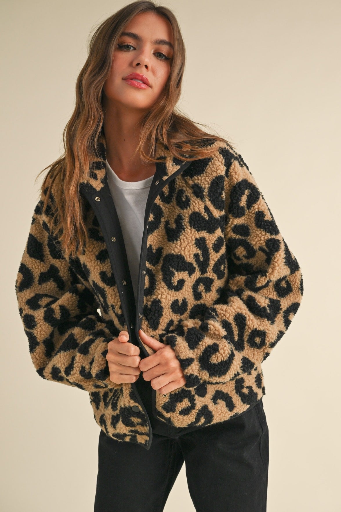 Cheetah Zip Up