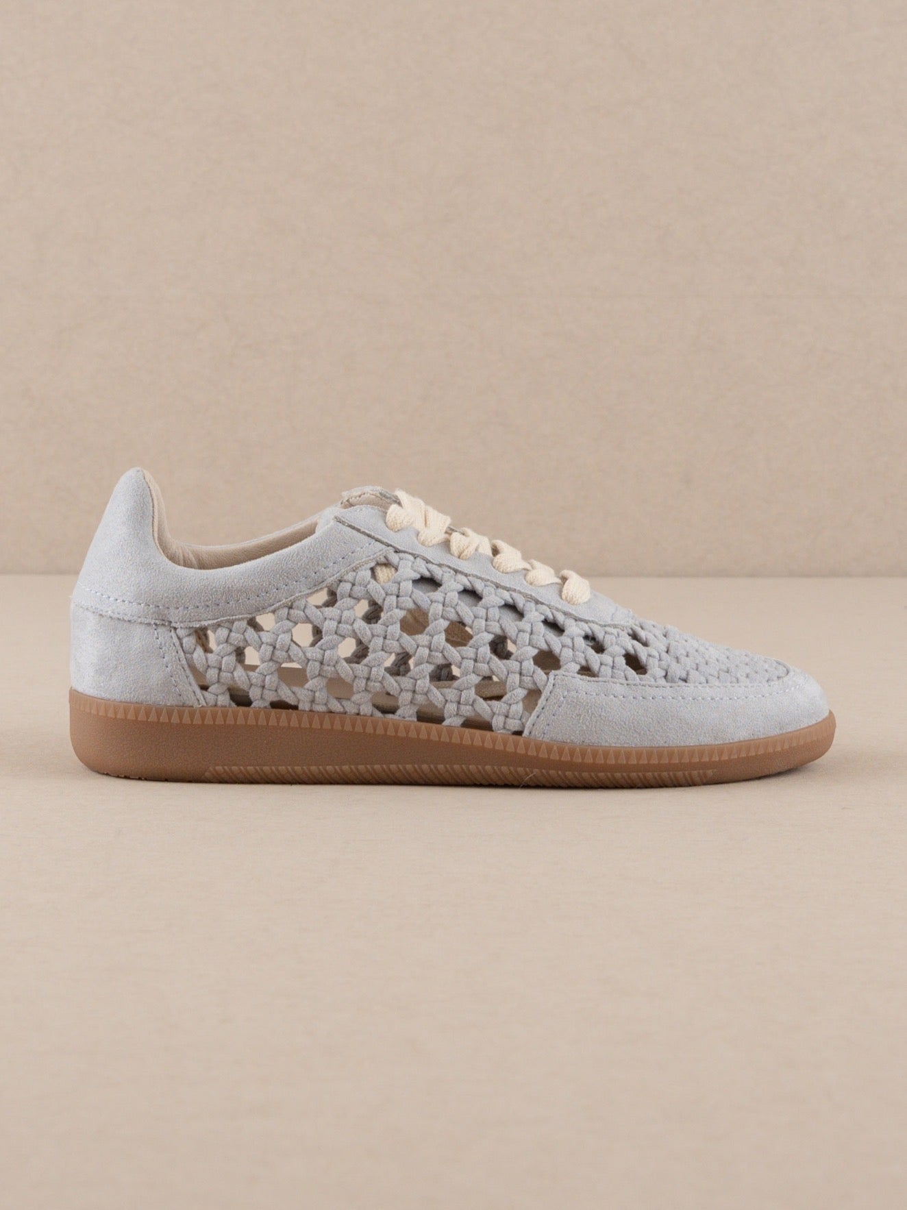 The Sandy Blue Crochet Sneaker