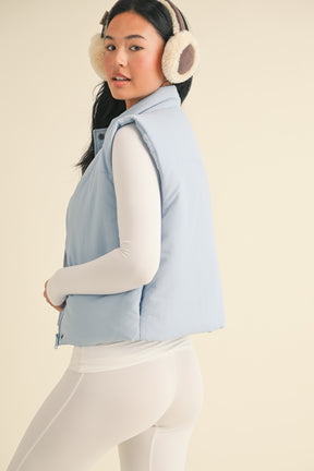 Puffer Vest- Blue