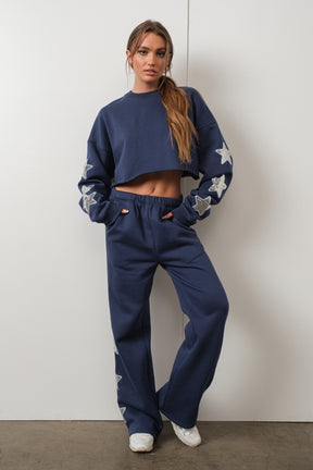 Star Patch Sweatpants