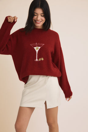 Martini Sweater - Red