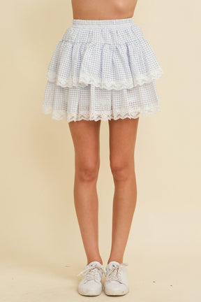 Ocean Ruffle Skirt