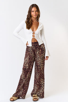 Cheetah Print Pj Pants