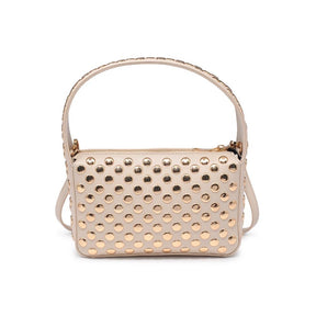 Isabel Studded Crossbody- Cream