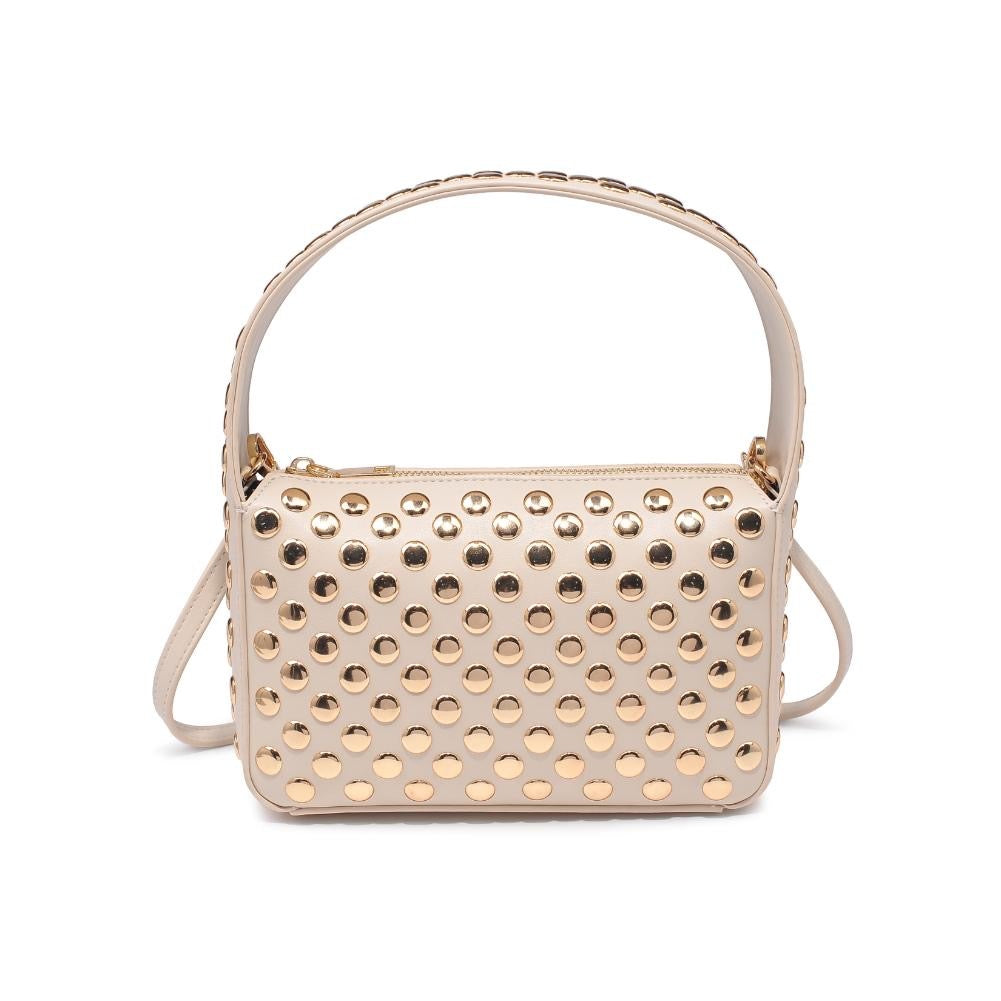 Isabel Studded Crossbody- Cream