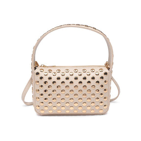 Isabel Studded Crossbody- Cream