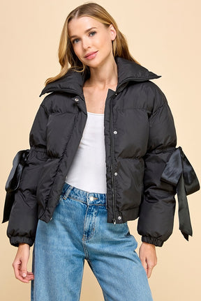 Puffer Jacket- Black