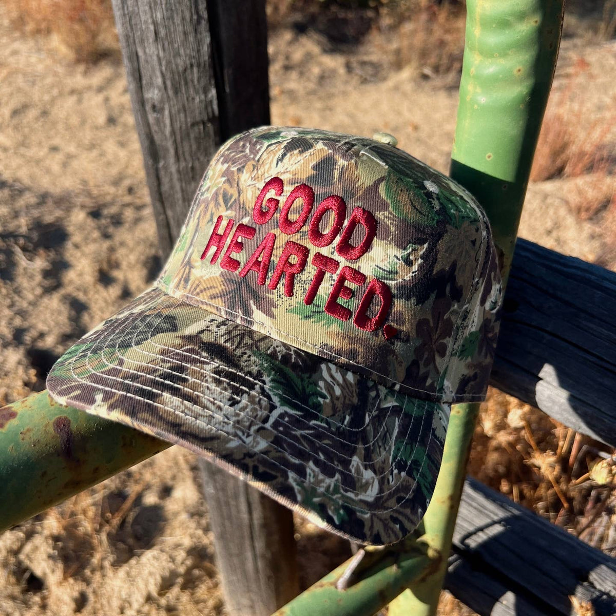 Good Hearted Camo Hat