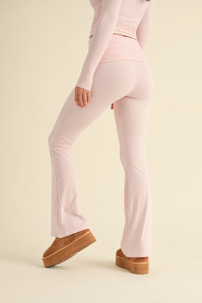 Wrapped Up Leggings- Pink