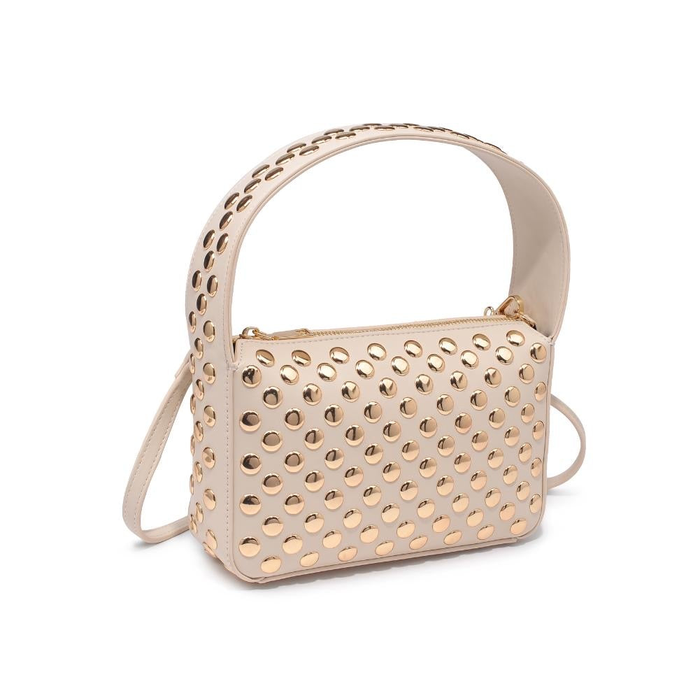 Isabel Studded Crossbody- Cream