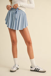 On Point Skort- Blue