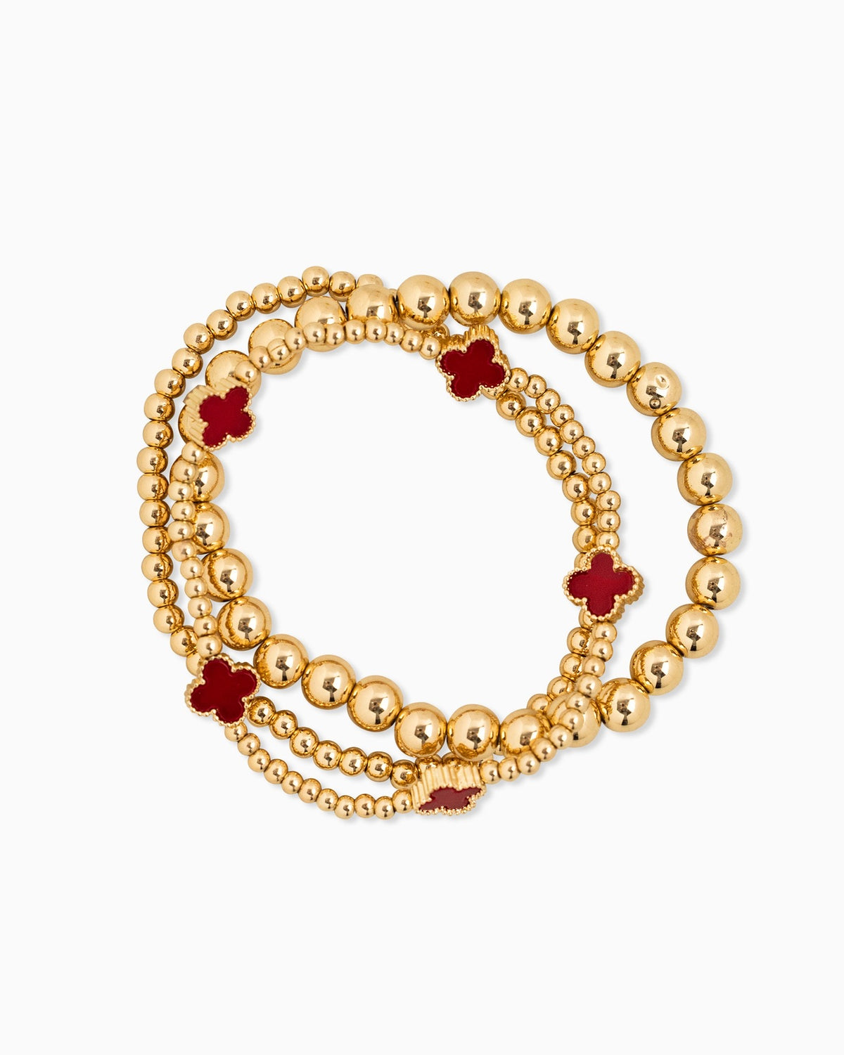 Set of 3 Bracelet- Red