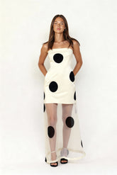 Polka Dot Sheer Maxi