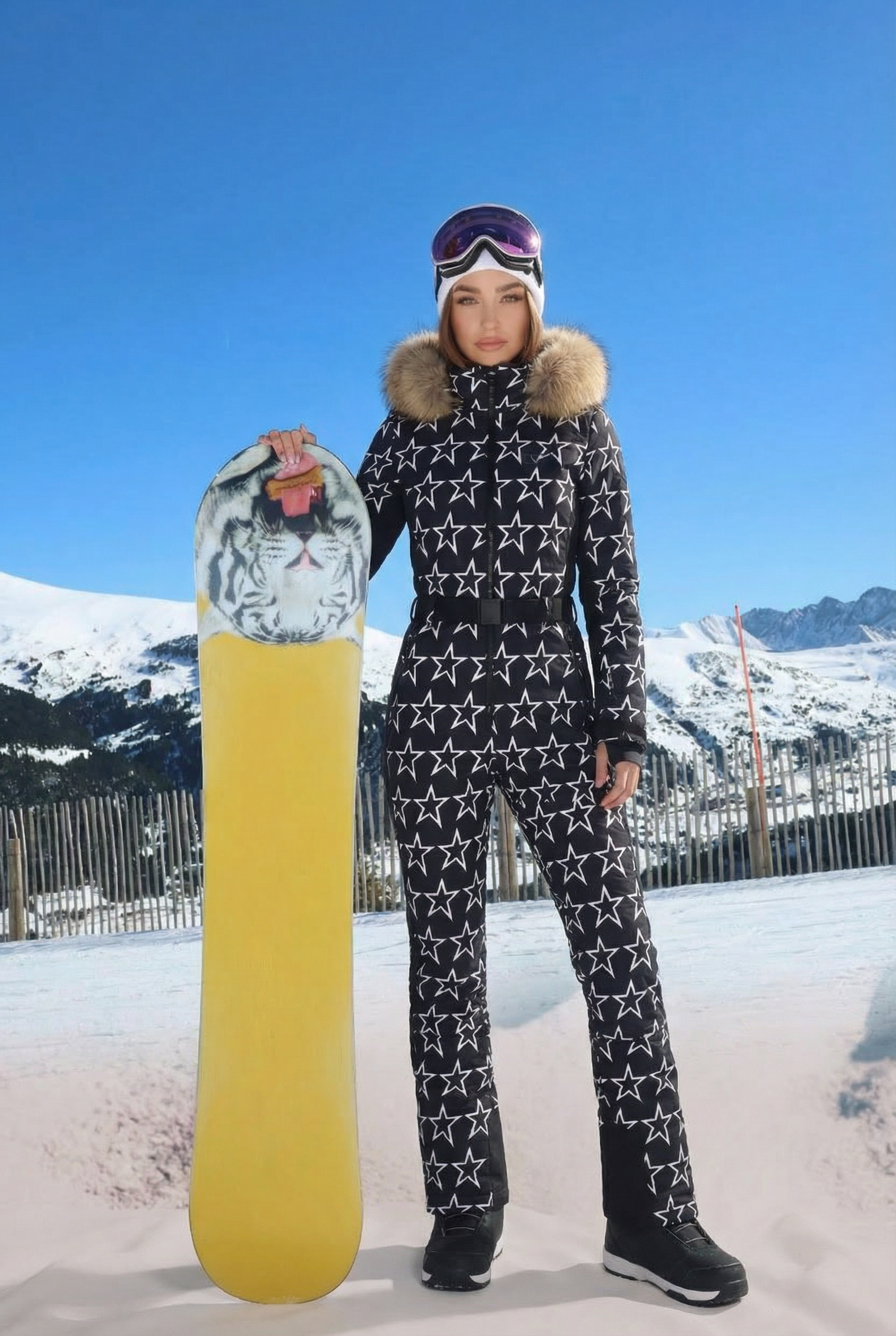 Starry Skis Ski Suit - Navy