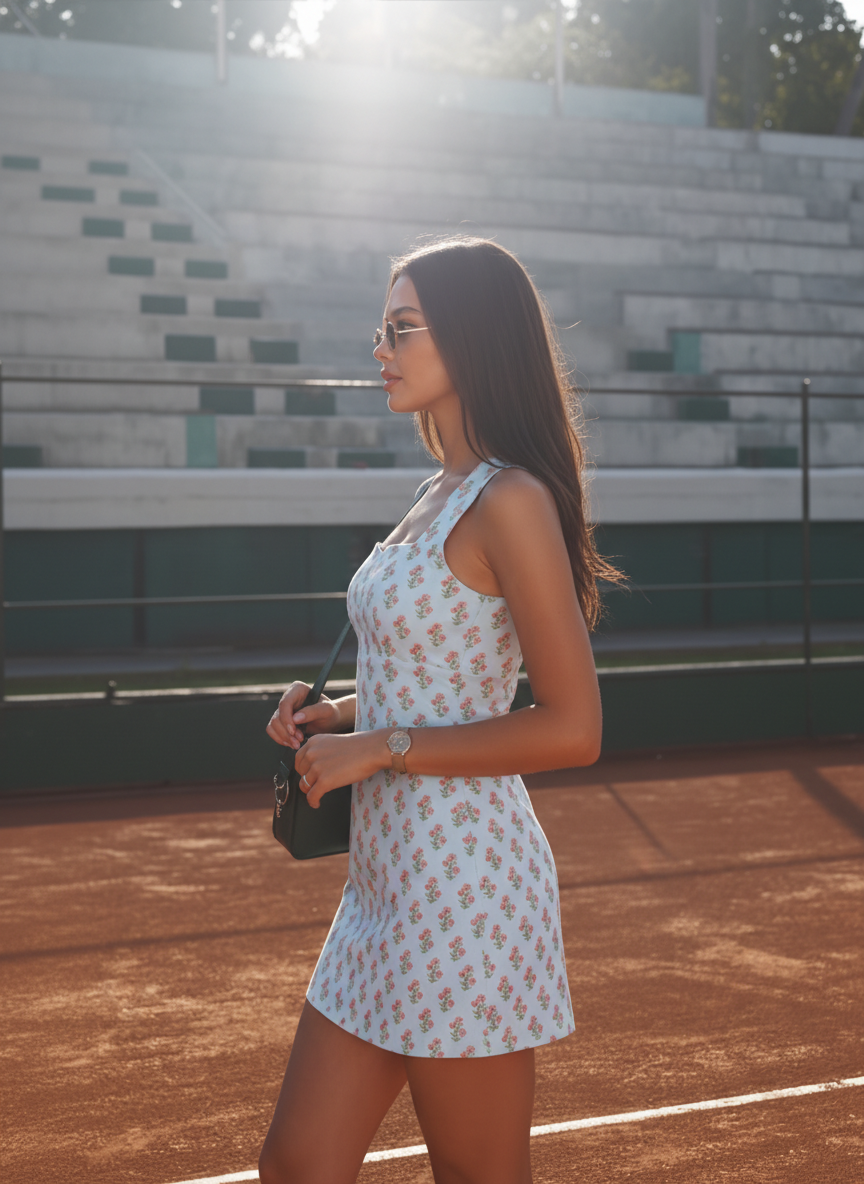 Hydrangea Dress - Blue