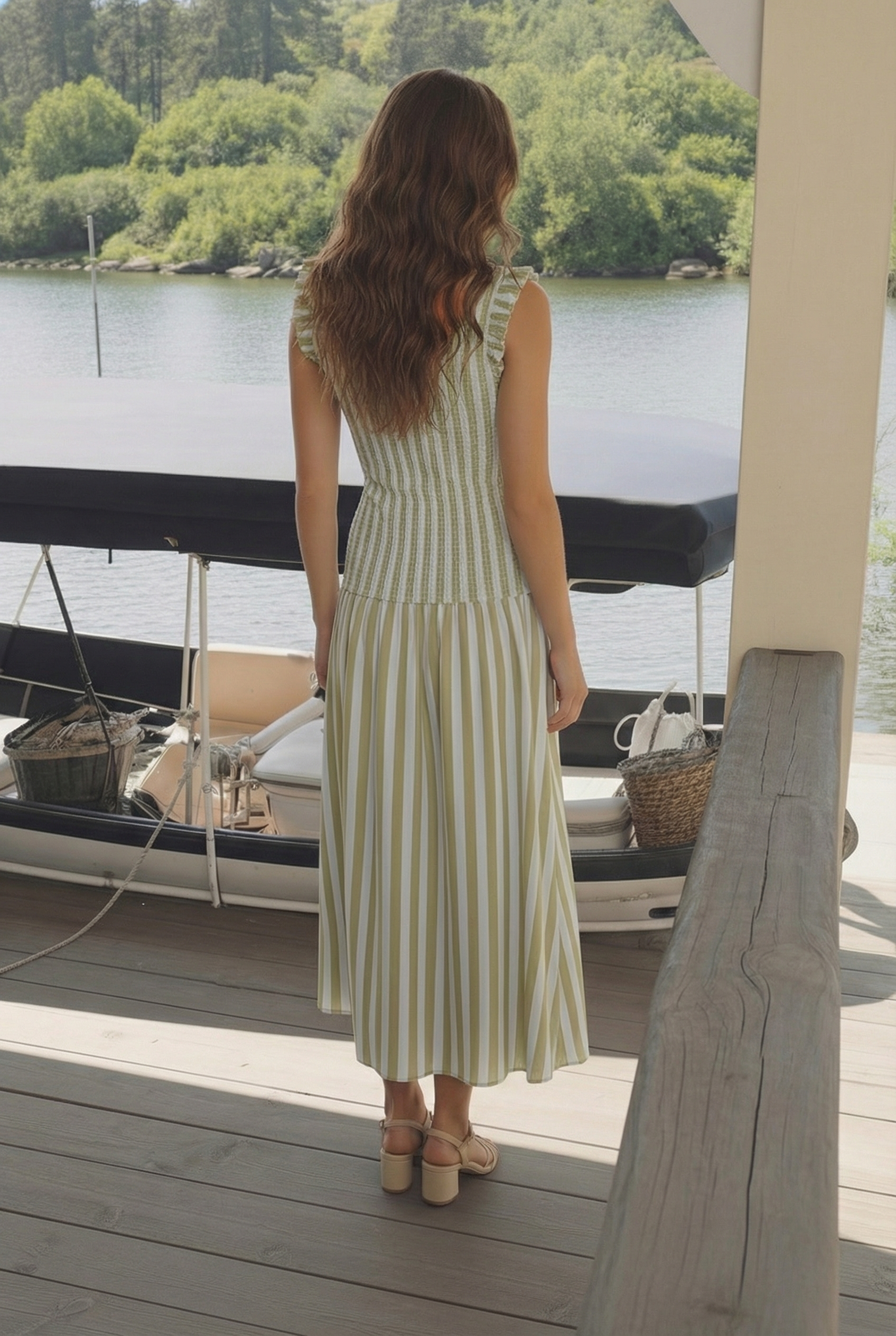 Conflicted Dress — trendy mini dress, side angle