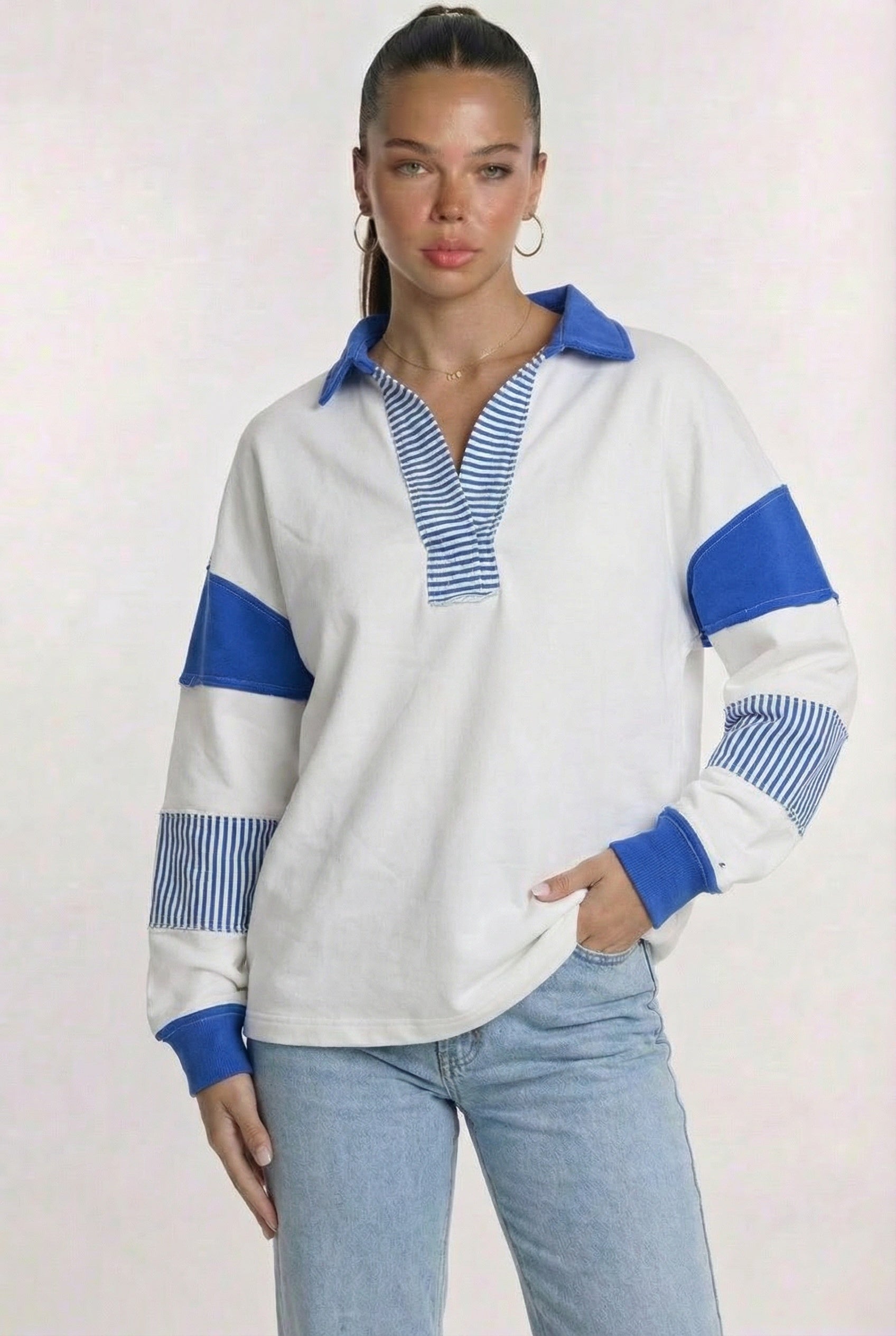 Vogue Sweater- Blue