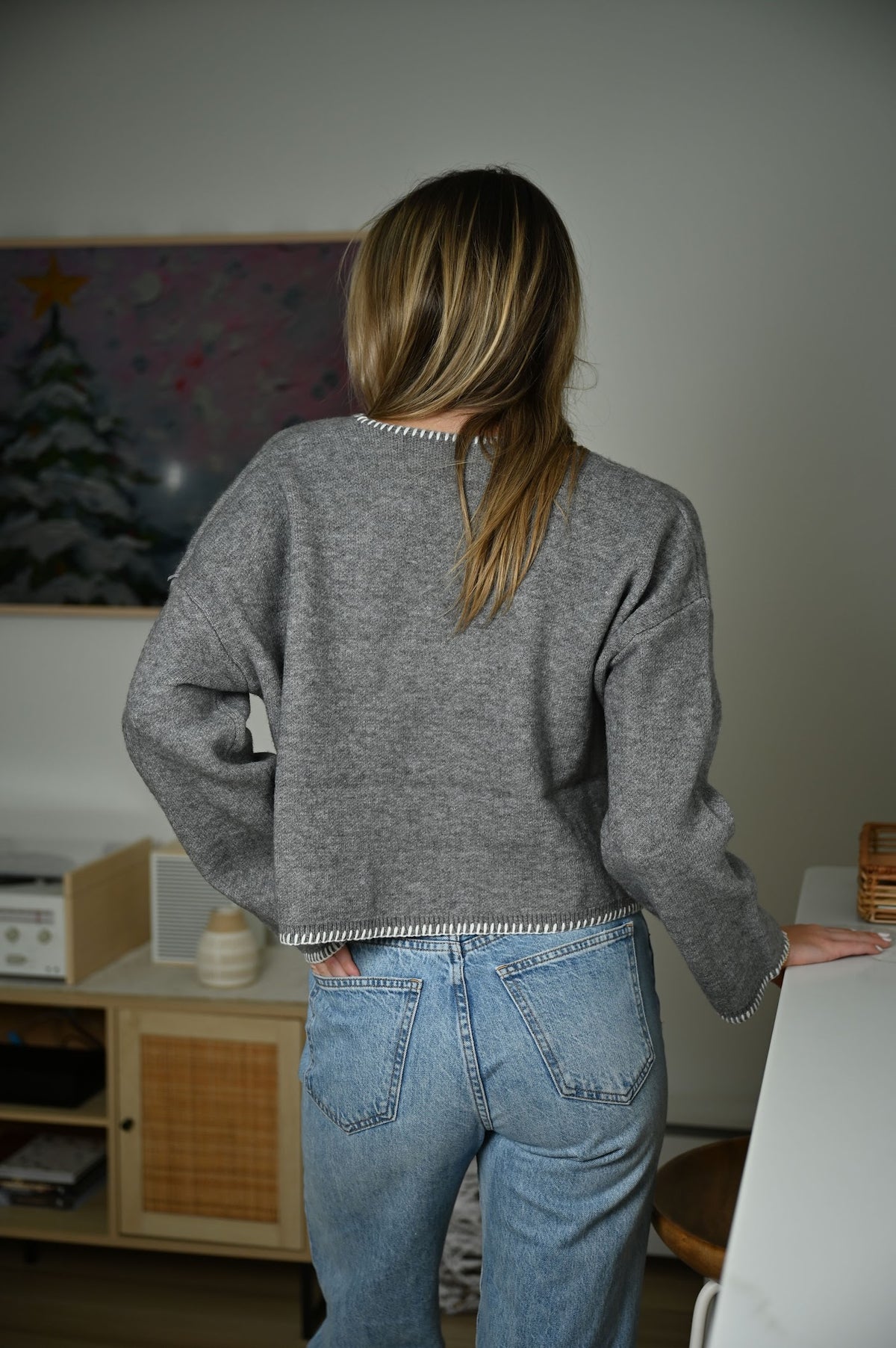 Barcelona Sweater- Grey