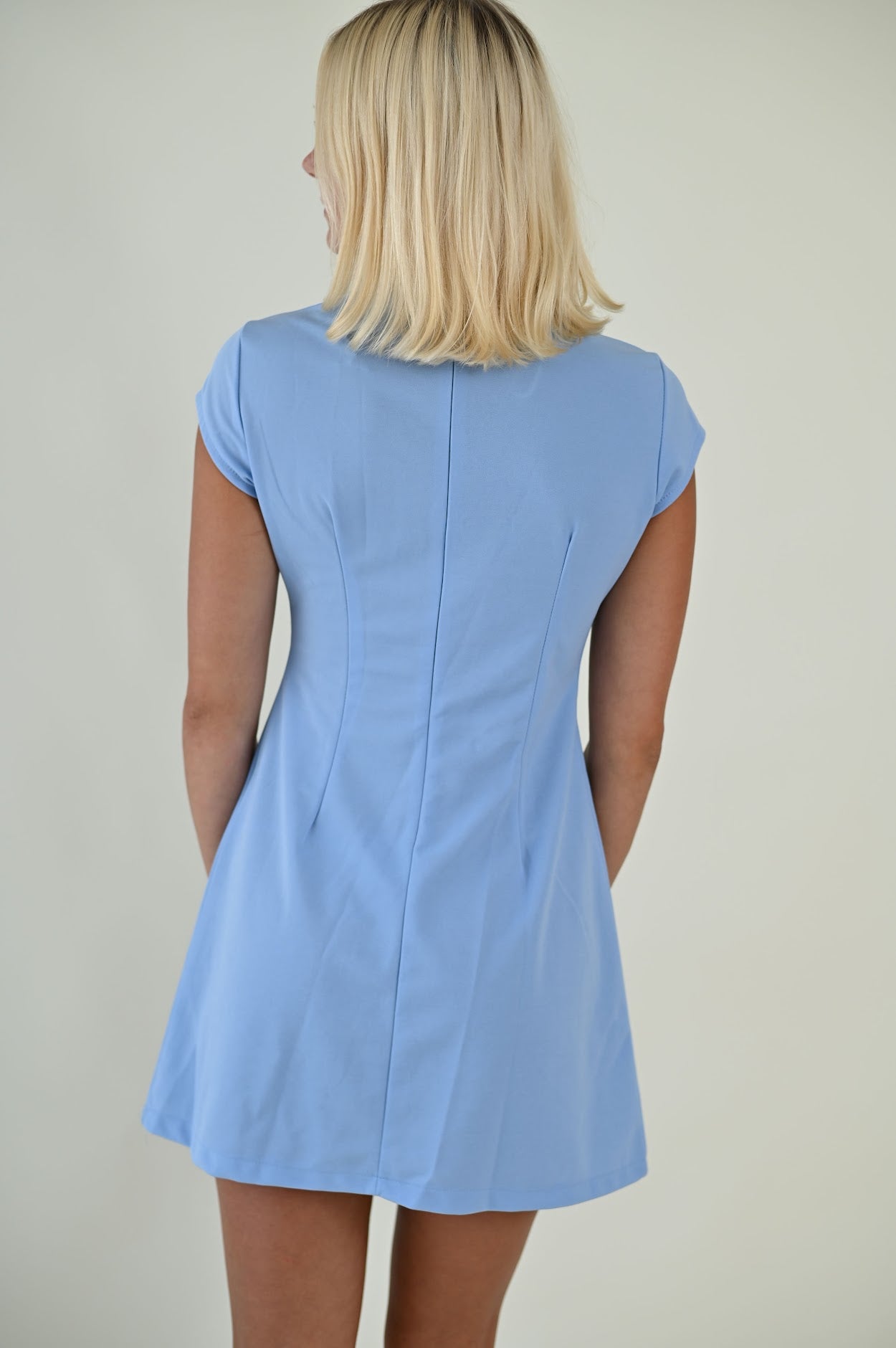 Claire Dress-Blue