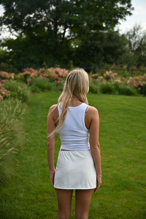 Micro Mini Skirt - White