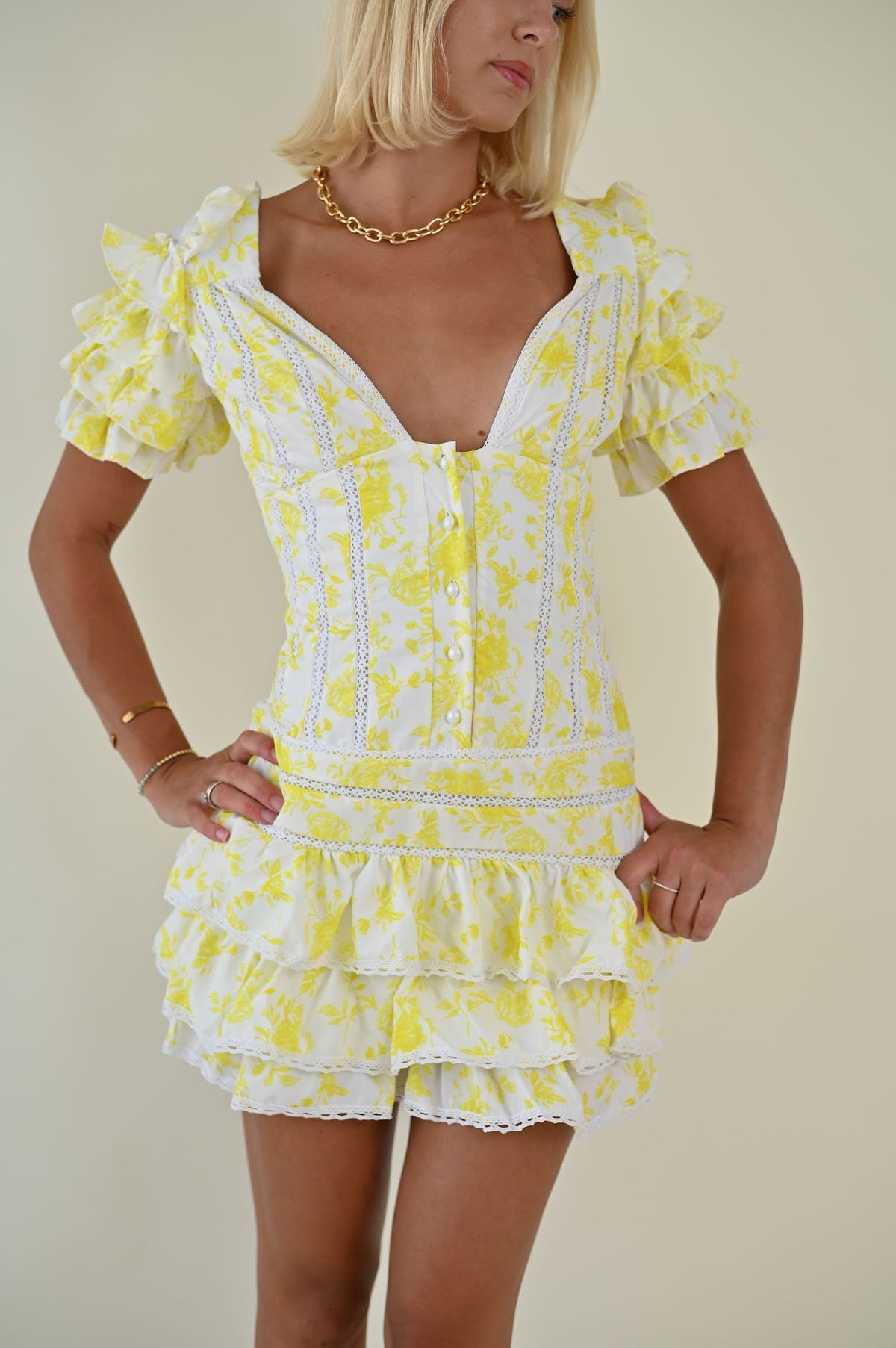 Dream Sky Dress- Yellow