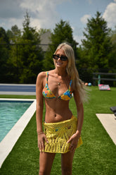 Beach Skirt Coverup - Yellow