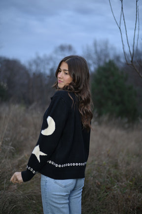 Sun + Moon Sweater - Black