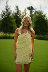 Rose Dress- Yellow