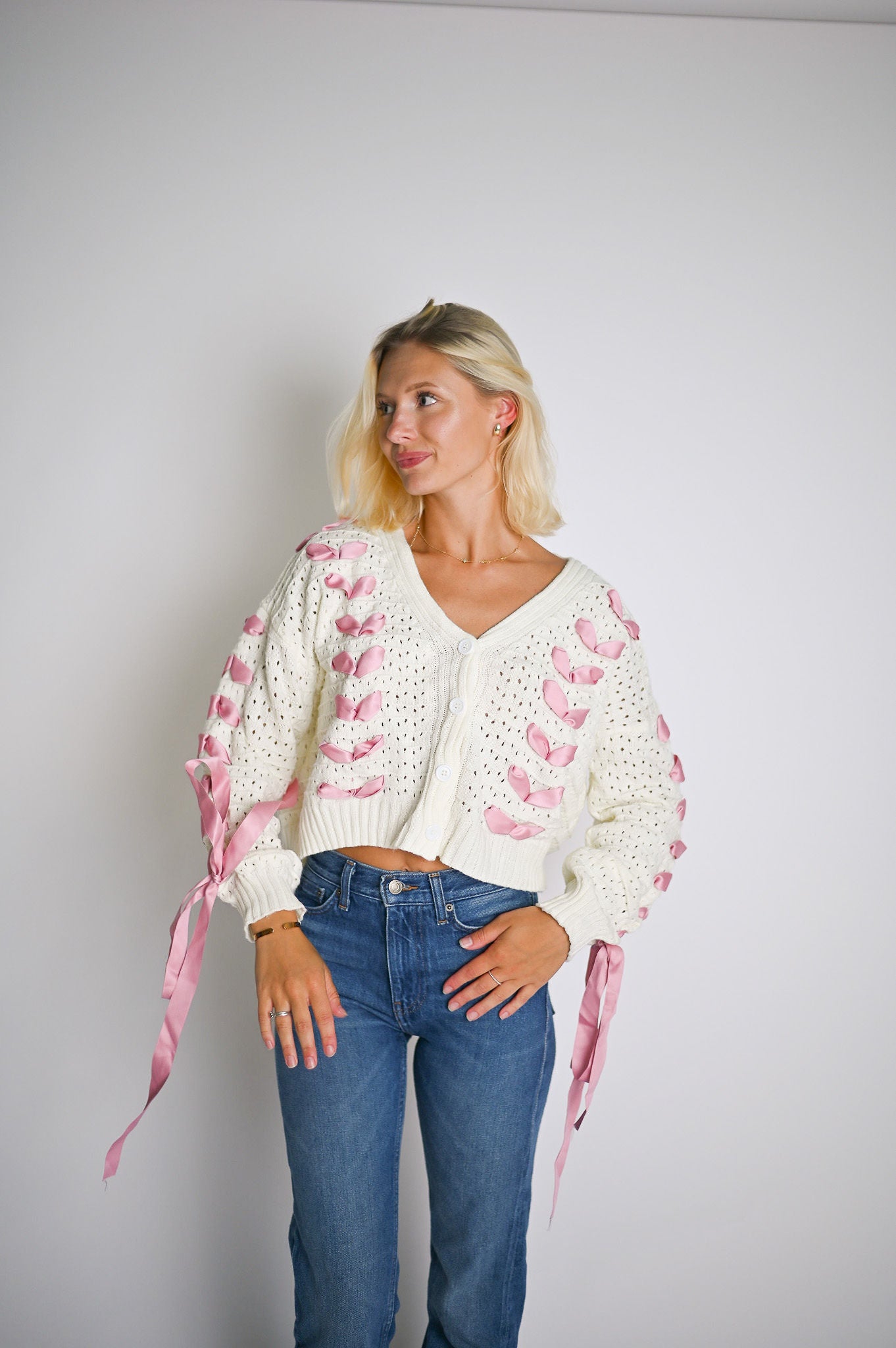 Bow Cardigan Sweater 3.0